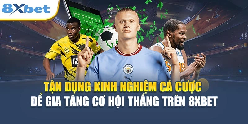 Tận dụng kinh nghiệm cá cược để gia tăng cơ hội thắng trên 8XBET